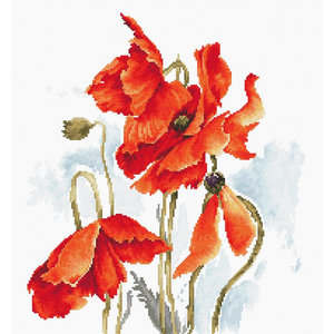 Luca-S Borduurpakket The Poppies - Luca-S