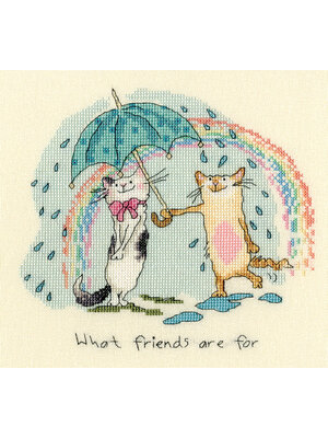 Bothy Threads Borduurpakket Anita Jeram - What friends are for - Bothy Threads Bothy Threads Borduurpakket Anita Jeram - What friends are for - Bothy Threads
