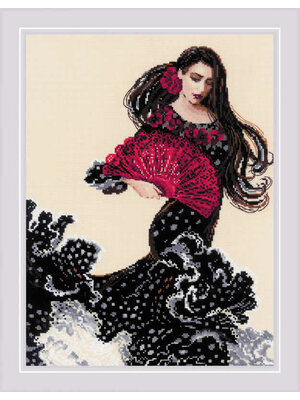 RIOLIS Borduurpakket Dancer with a Fan - RIOLIS RIOLIS Borduurpakket Dancer with a Fan - RIOLIS