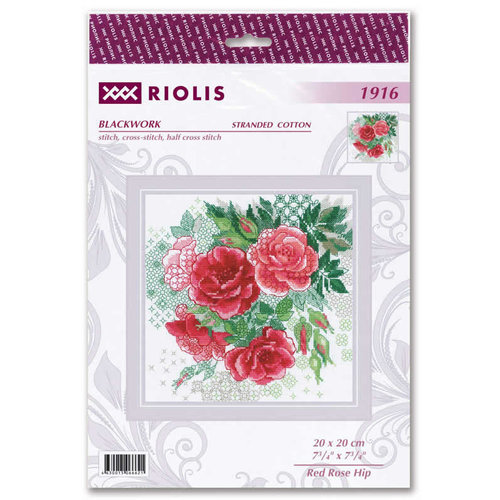 RIOLIS Borduurpakket Red Rose Hip - RIOLIS