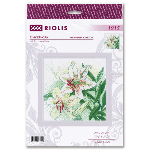 RIOLIS Borduurpakket White Lilies - RIOLIS