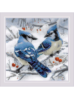 RIOLISf Borduurpakket Blue Jays - RIOLIS RIOLISf Borduurpakket Blue Jays - RIOLIS