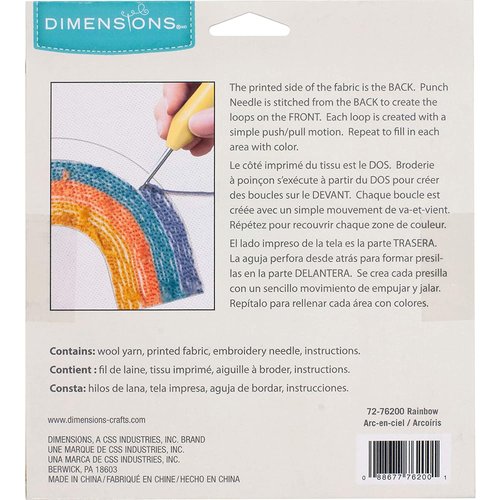 Dimensions Punch Needle Pakket - Rainbow - DIMENSIONS