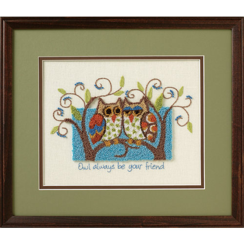Dimensions Punch Needle Pakket - Owl Always be your Friend - DIMENSIONS Dimensions Punch Needle Pakket - Owl Always be your Friend - DIMENSIONS