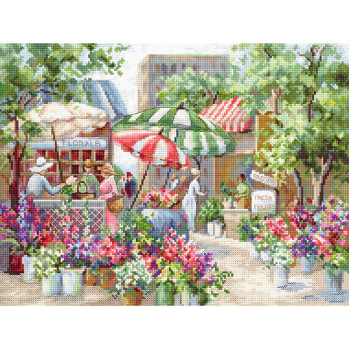 Leti Stitch Borduurpakket Flower Market - Leti Stitch