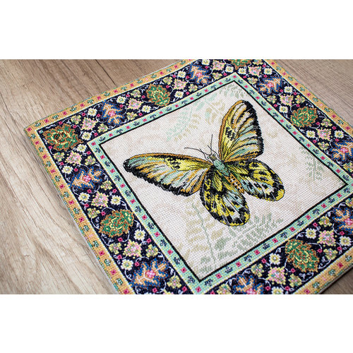 Leti Stitch Borduurpakket Vintage Butterfly - Leti-Stitch