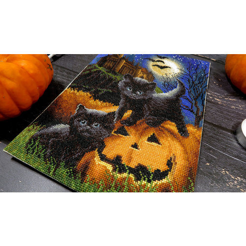 Leti Stitch Cross stitch kit Did we scare you? - Leti Stitch