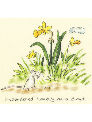 Bothy Threads Borduurpakket Anita Jeram - Lonely as a Cloud - Bothy Threads Bothy Threads Borduurpakket Anita Jeram - Lonely as a Cloud - Bothy Threads