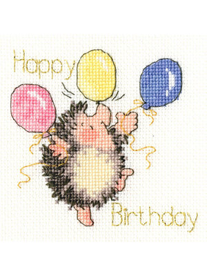 Bothy Threads Borduurpakket Margaret Sherry - Birthday Balloons  - Bothy Threads