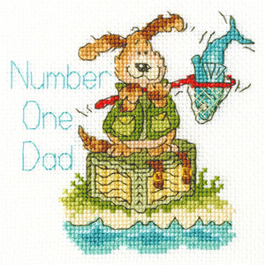 Bothy Threads Borduurpakket Margaret Sherry - Number One Dad - Bothy Threads