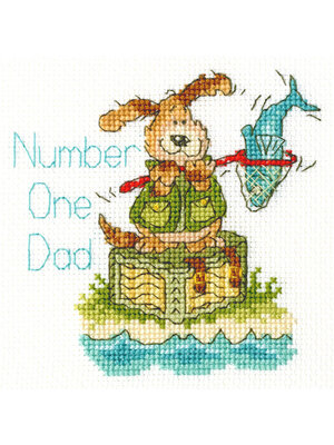 Bothy Threads Borduurpakket Margaret Sherry - Number One Dad - Bothy Threads