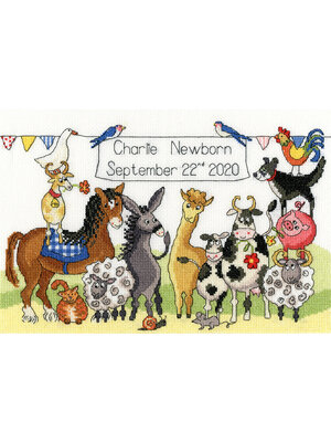 Bothy Threads Borduurpakket Julia Rigby - Something To Crow About - Bothy Threads Bothy Threads Borduurpakket Julia Rigby - Something To Crow About - Bothy Threads