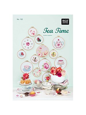 Rico Design Borduurboek Thee Tijd No. 132 Rico Design Borduurboek Thee Tijd No. 132