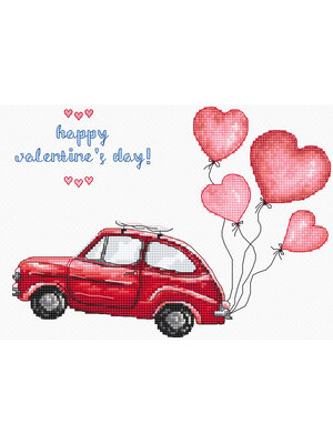 Leti Stitch Borduurpakket Happy Valentine’s Day - Leti Stitch