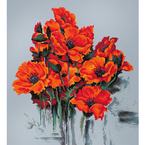 Luca-S Borduurpakket The Poppies - Luca-S