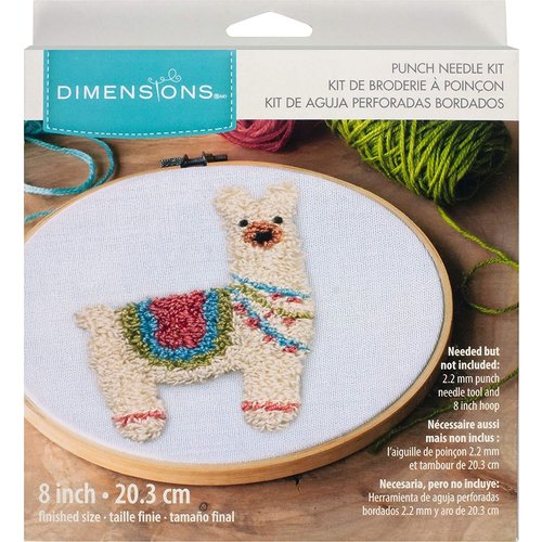 Dimensions Punch Needle Pakket - Llama - DIMENSIONS