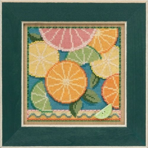 Mill Hill Borduurpakket Buttons Beads Spring Series - Citrus - Mill Hill Mill Hill Borduurpakket Buttons Beads Spring Series - Citrus - Mill Hill