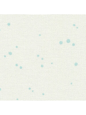 Zweigart Zweigart Murano Splash Wit/Mintgroen - 32 ct - 50 x 70 cm