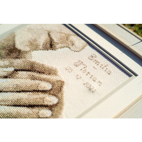 Vervaco Telpakket kit Bruidspaar handen Vervaco Telpakket kit Bruidspaar handen