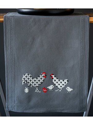 Vervaco Loper kit Haan en kip Vervaco Loper kit Haan en kip