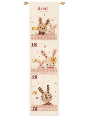 Vervaco Telpakket kit Lieve konijntjes Vervaco Telpakket kit Lieve konijntjes