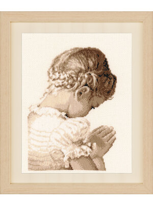 Vervaco Telpakket kit Biddend meisje Vervaco Telpakket kit Biddend meisje