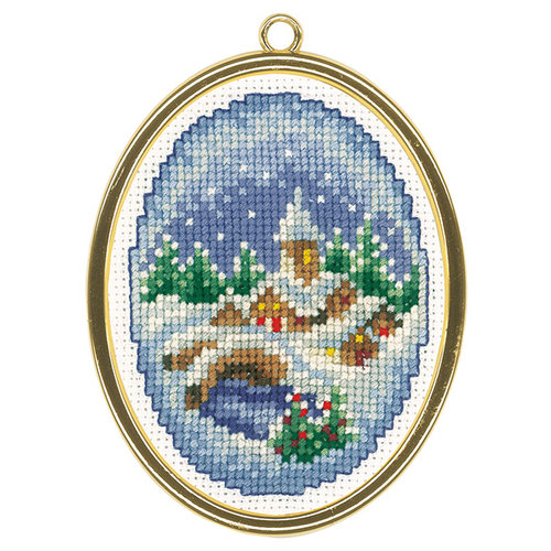 Vervaco Miniatuur kit Winterdorpjes set van 3 Vervaco Miniatuur kit Winterdorpjes set van 3