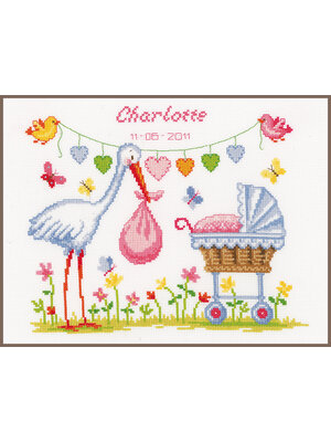 Vervaco Telpakket kit Ooievaar Vervaco Telpakket kit Ooievaar