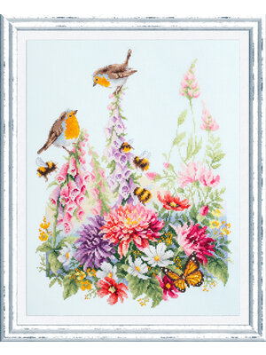 Magic Needle Borduurpakket Singing Robins - Magic Needle Magic Needle Borduurpakket Singing Robins - Magic Needle