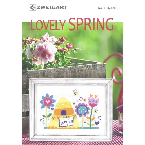 Zweigart Borduurboekje Zweigart - Lovely Spring Zweigart Borduurboekje Zweigart - Lovely Spring