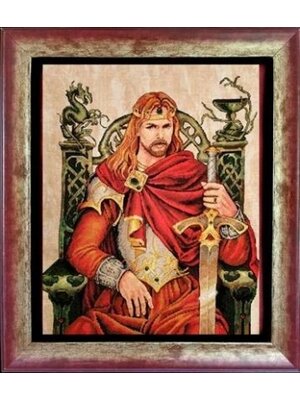 Borduurpatroon Arthur - Nimue