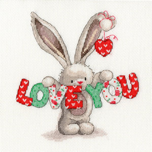 Bothy Threads Borduurpakket Bebunni - Love You - Bothy Threads