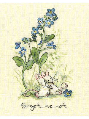 Bothy Threads Borduurpakket Anita Jeram - Forget me not - Bothy Threads Bothy Threads Borduurpakket Anita Jeram - Forget me not - Bothy Threads