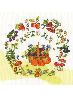 Bothy Threads Borduurpakket Amanda Loverseed - Autumn Time - Bothy Threads Bothy Threads Borduurpakket Amanda Loverseed - Autumn Time - Bothy Threads