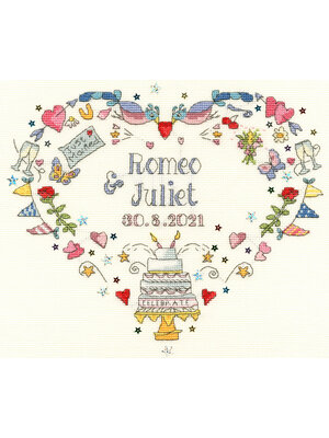 Bothy Threads Borduurpakket Amanda Loverseed - Made For Each Other - Bothy Threads Bothy Threads Borduurpakket Amanda Loverseed - Made For Each Other - Bothy Threads