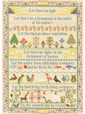 Bothy Threads Borduurpakket Bothy Design - Let There Be Light - Bothy Threads Bothy Threads Borduurpakket Bothy Design - Let There Be Light - Bothy Threads