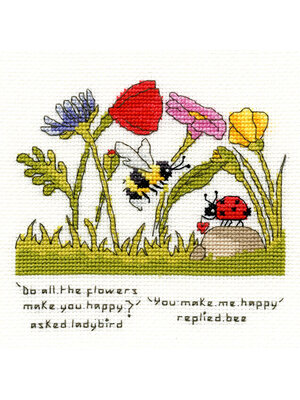 Bothy Threads Borduurpakket Eleanor Teasdale - You Make Me Happy - Bothy Threads Bothy Threads Borduurpakket Eleanor Teasdale - You Make Me Happy - Bothy Threads