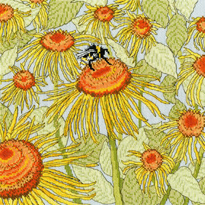 Bothy Threads Borduurpakket Fay Miladowska - Sunflower Garden - Bothy Threads