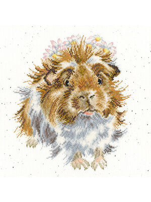 Bothy Threads Borduurpakket Hannah Dale - Grinny Pig - Bothy Threads Bothy Threads Borduurpakket Hannah Dale - Grinny Pig - Bothy Threads