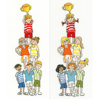 Borduurpakket June Armstrong - We're The Champions! - Bothy Threads