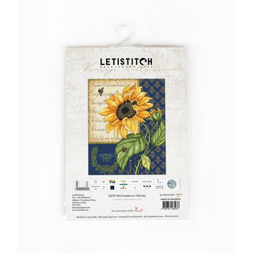 Leti Stitch Borduurpakket Sunflower Melody - Leti Stitch