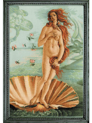 RIOLISf Borduurpakket The Birth of Venus after S.Bottichelli's Painting - RIOLIS RIOLISf Borduurpakket The Birth of Venus after S.Bottichelli's Painting - RIOLIS