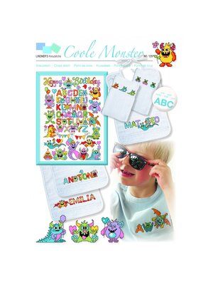 Lindner’s Kreuzstiche Patroon Lindner 129 - Coole Monsters
