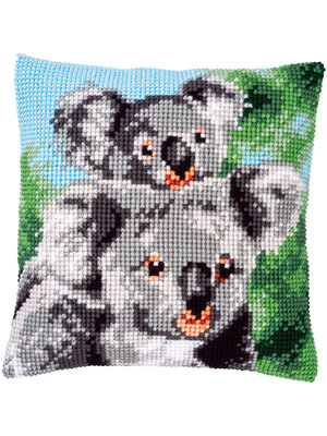 Vervaco Kruissteekkussen kit Koala met baby