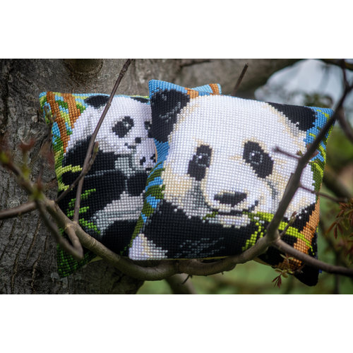 Vervaco Kruissteekkussen kit Panda