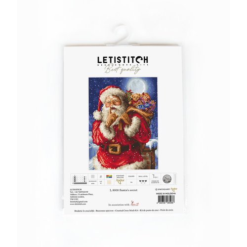 Leti Stitch Borduurpakket Santa's Secret - Leti Stitch