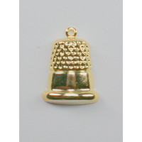 Charms: Gold Thimble