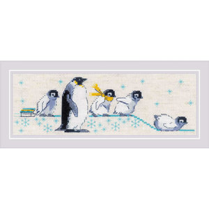 RIOLIS Borduurpakket Penguins - RIOLIS