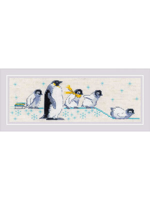 RIOLIS Borduurpakket Penguins - RIOLIS