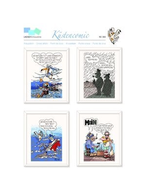 Lindner’s Kreuzstiche Patroon Lindner 068 - Komische Kust Lindner’s Kreuzstiche Patroon Lindner 068 - Komische Kust
